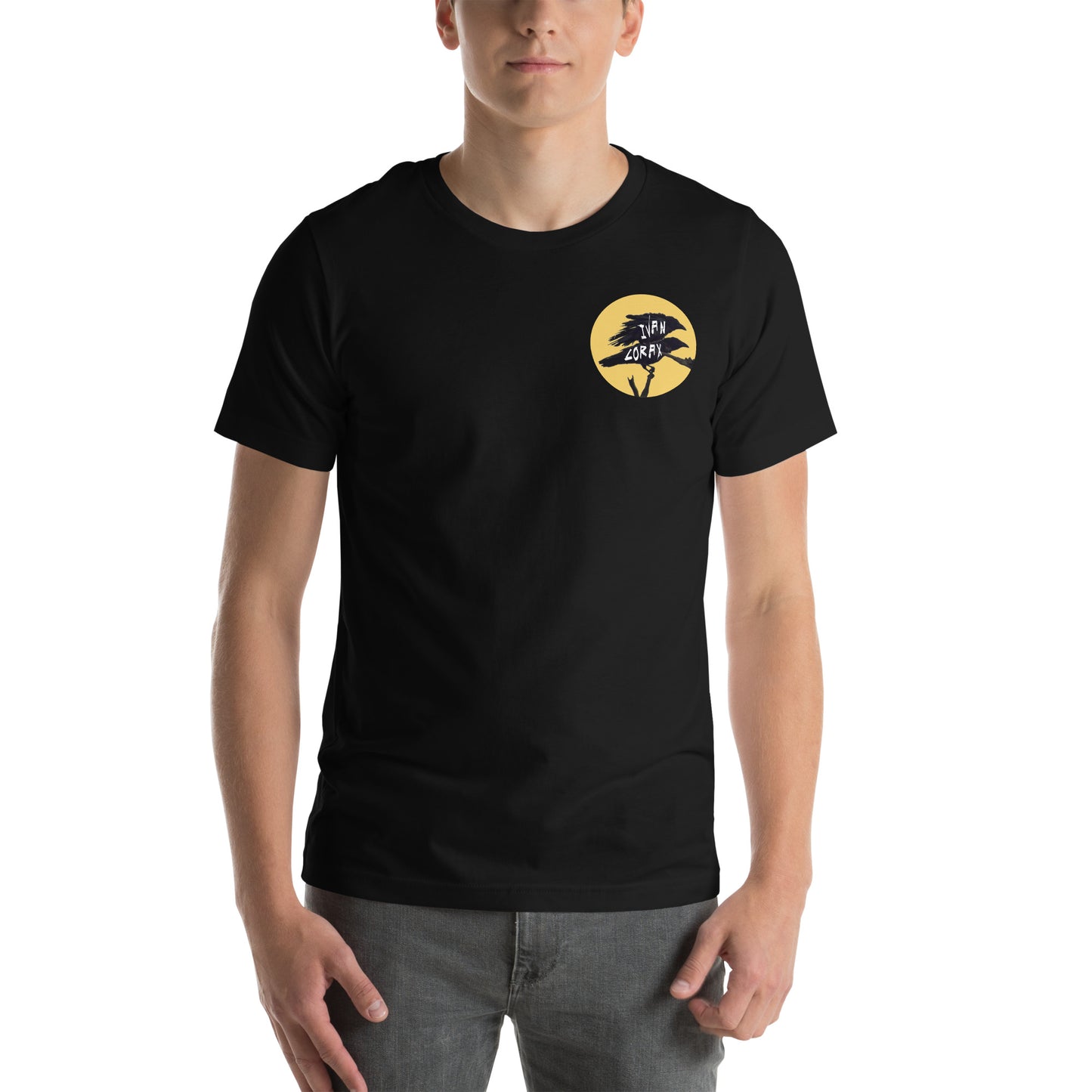 Premium Unisex Corax T-shirt - Gold logo